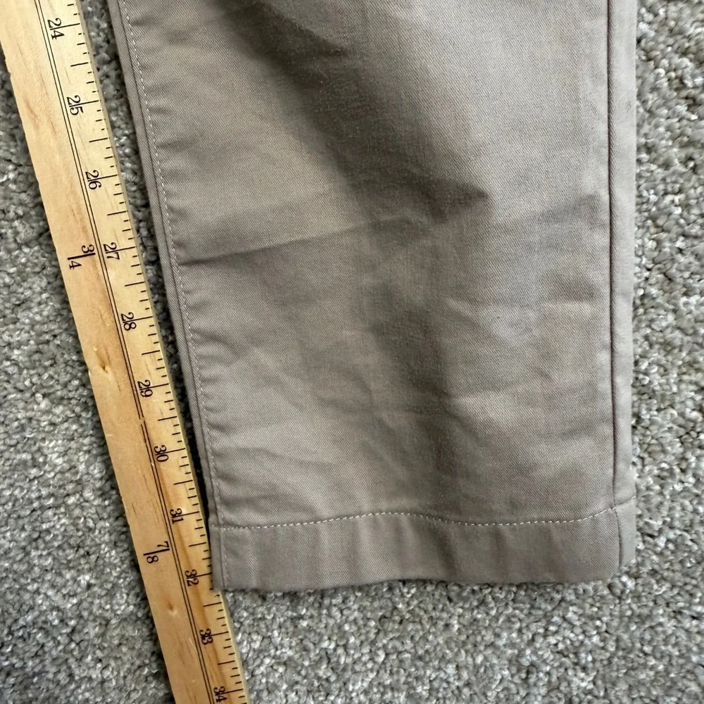 Theory Mens 30x32 Zaine P2 Barrier Twill‎ Slim Fit Chino Pants Khaki Beige